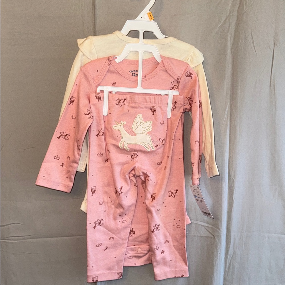 Carter's Pink and Cream Baby Outfit Collection - Picture 7 of 15